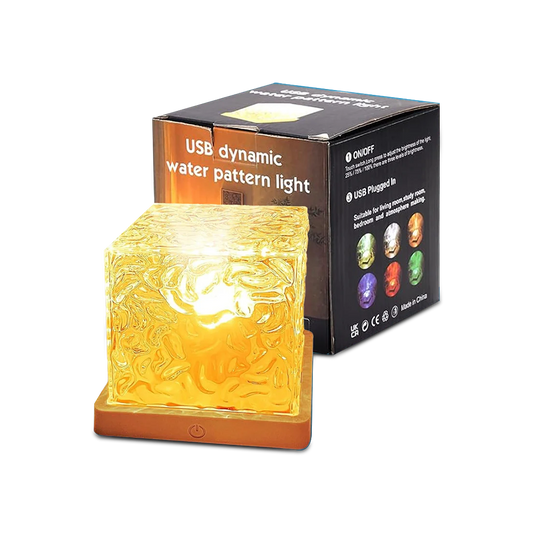 Water Ripple Cube Lamp