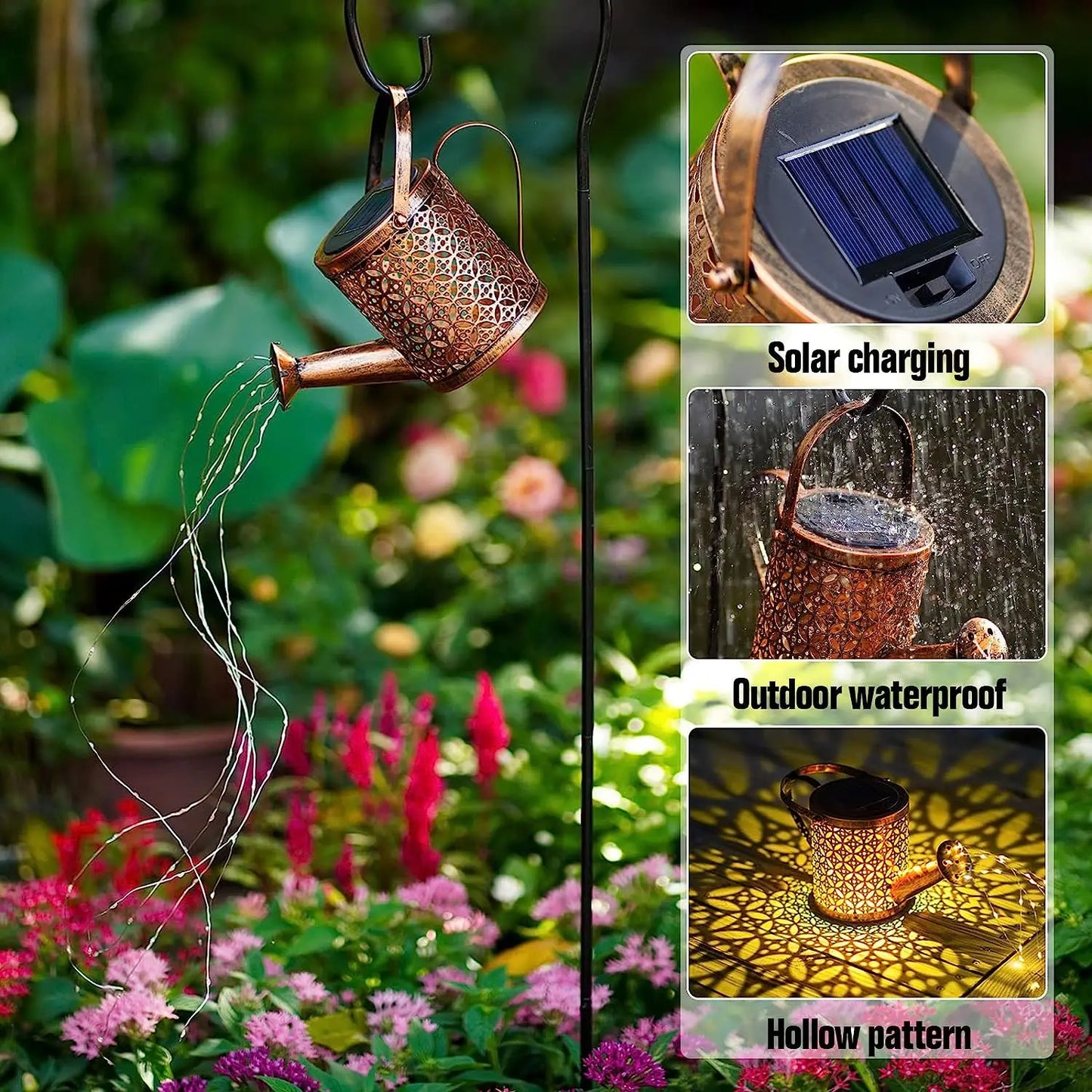 Solar Powered Watering Light