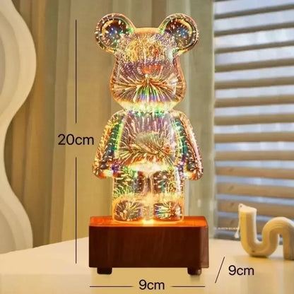 Firework Bear Night Lamp