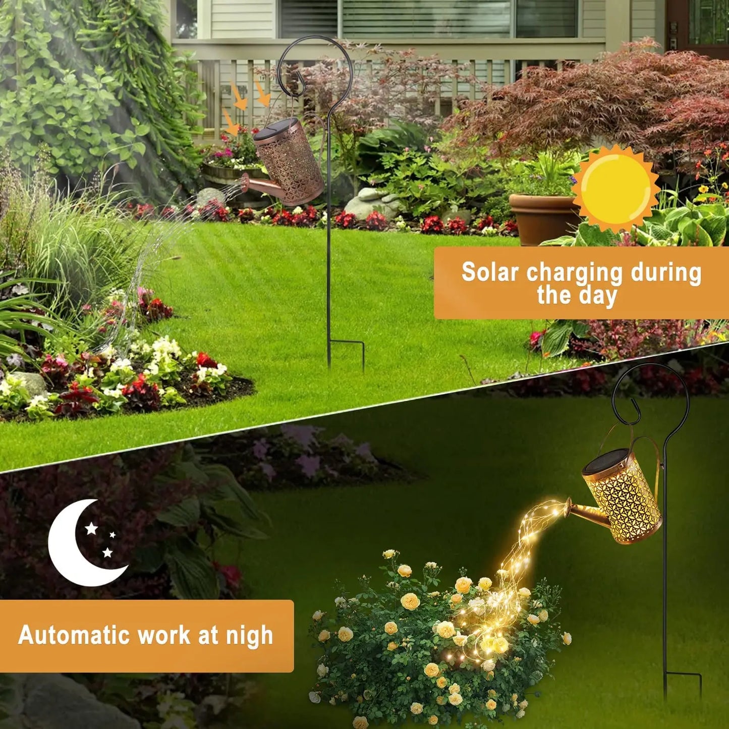 Solar Powered Watering Light