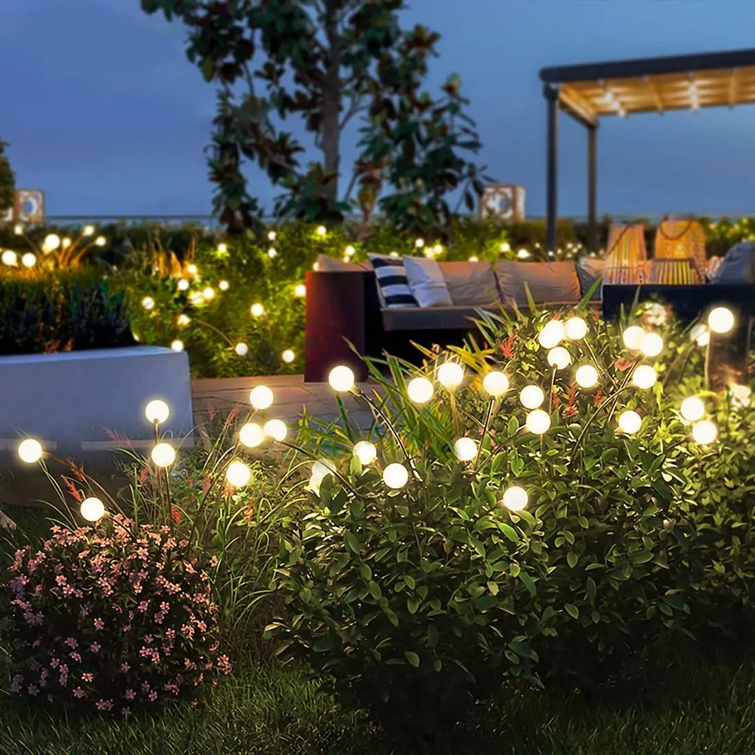 Solar Powered Firefly Lights