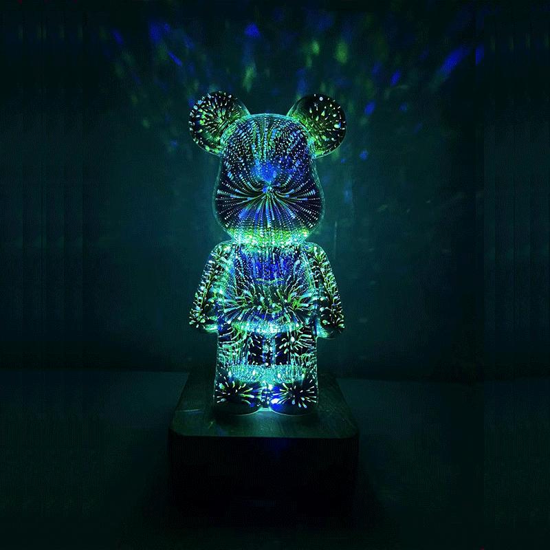 Firework Bear Night Lamp