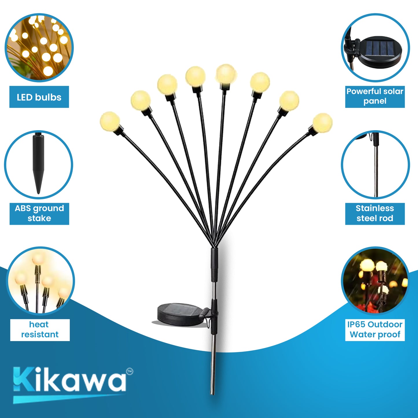 Solar Powered Firefly Lights