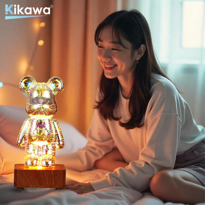 Firework Bear Night Lamp