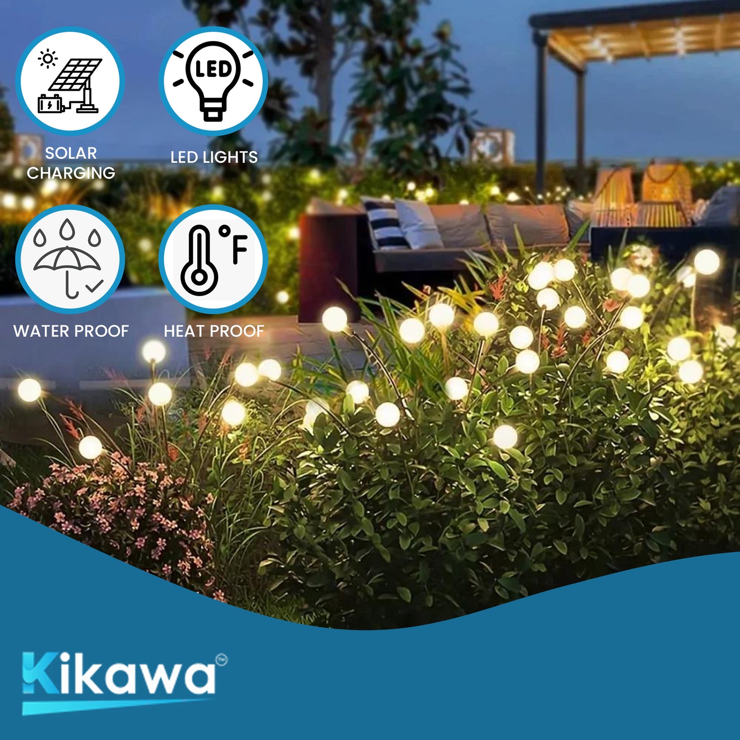 Solar Powered Firefly Lights